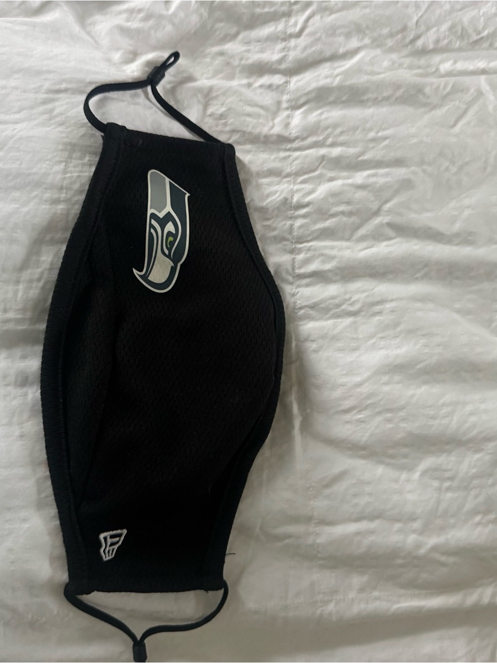 Seattle Seahawks Black Face Mask with Logo